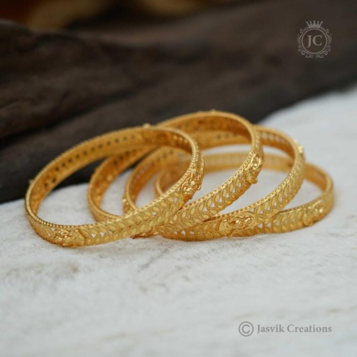 99 Micro Plated Lakshmi Bangle JCBN099 299 (1)