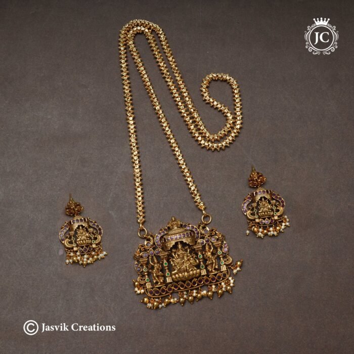 Antique Lakshmi Doolar , Microplated Chain JCCH208 (2) 1599 1699 30