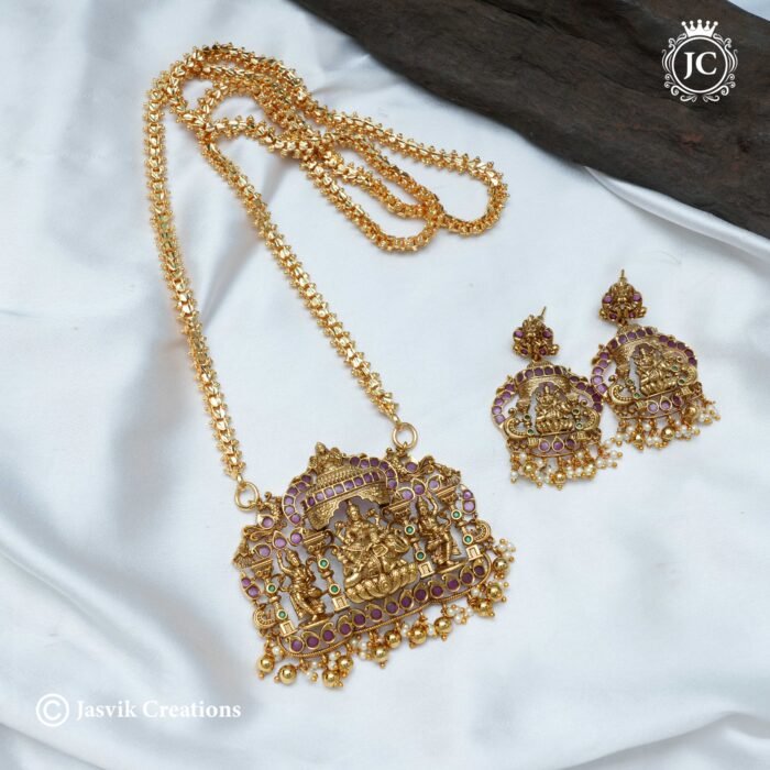 Antique Lakshmi Doolar , Microplated Chain JCCH208 (3) 1599 1699 30