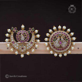 Premium Surya Chandra Jadai Set - JCHB009