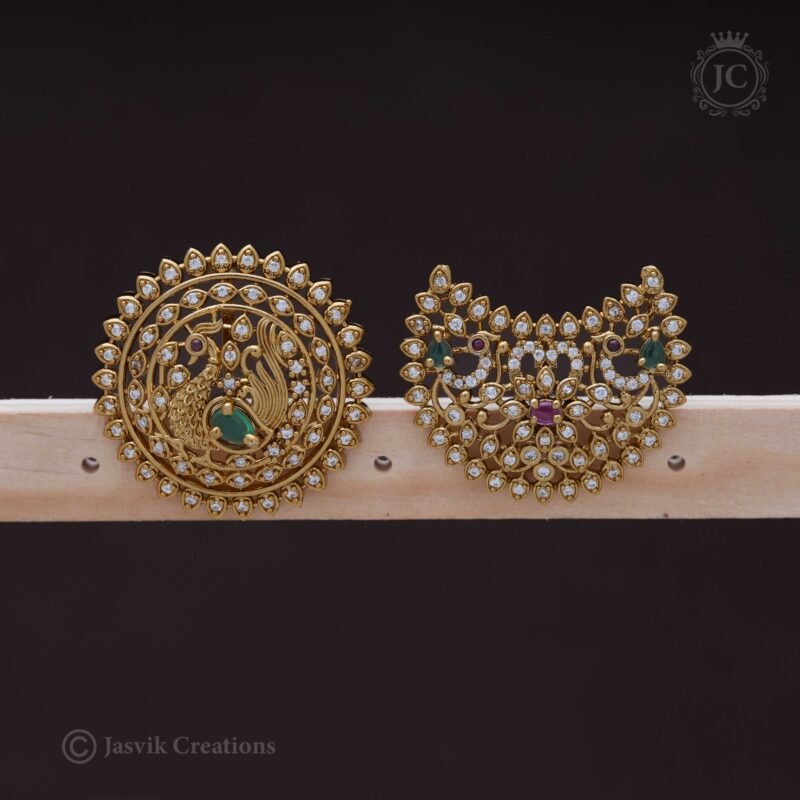 Premium Surya Chandra Jadai Set - JCHB010