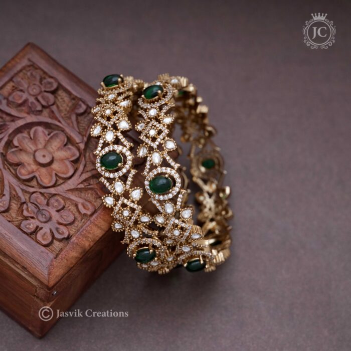 142 Premium Victorian Enmarald Bangle-JCBN142 1099 (458)