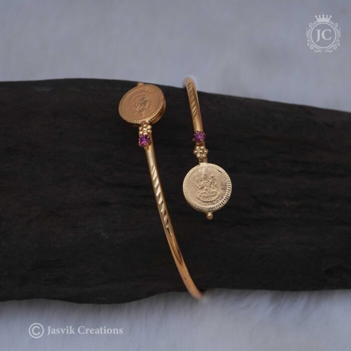 147 Micro-plated-Lakshmi-Coin-Kada- JCBN147- 140