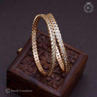 Impon Leaf Cutting Bangle - JCBN152