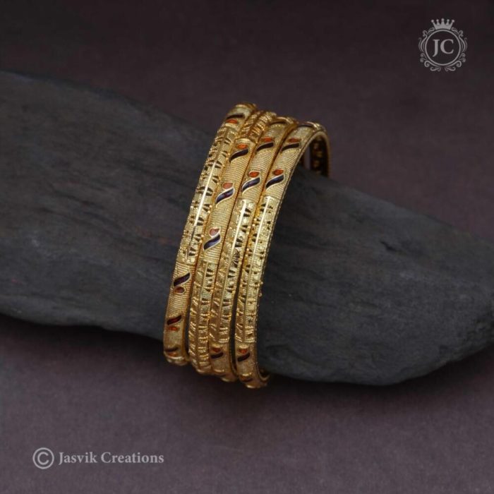 163 Micro Plated Bangle- JCBN163 - 270