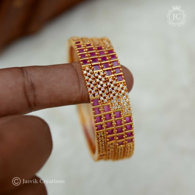 AD-with-Ruby-Bangle - JCBN165 - Image 2
