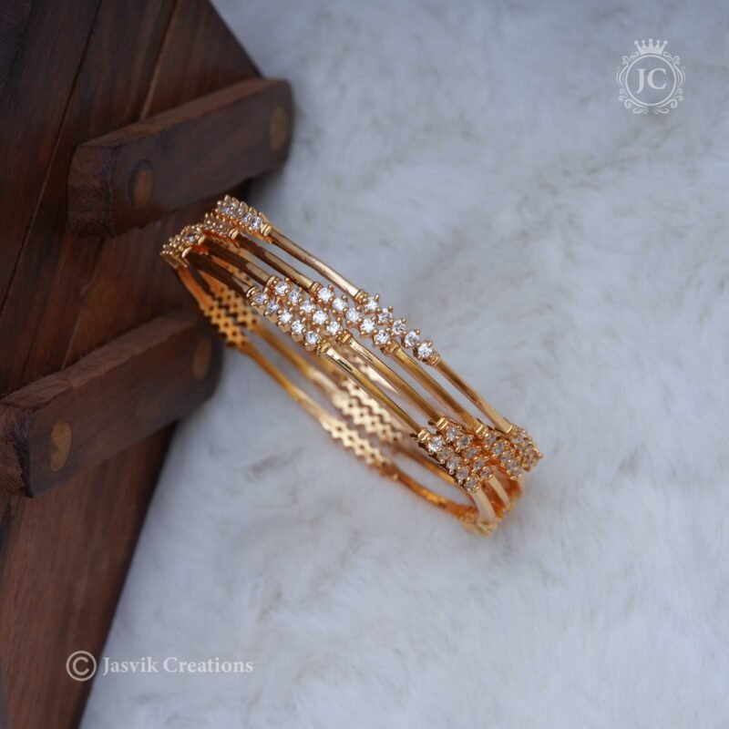 Diamond-Look-AD-Bangle - JCBN166 - Image 3