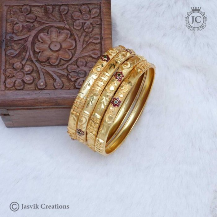 168 Gold Look Budget Freindly Bangle -JCBN168 - 299 (3)