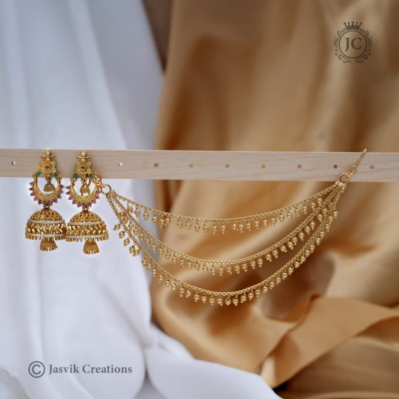 Premium Mattal with Jhumka - JCML018 - Image 2