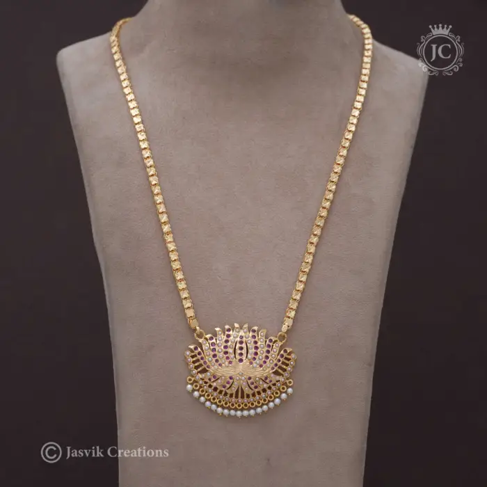 218 Lotus Dolar Chain – JCCH218 999 24 Inch (3)