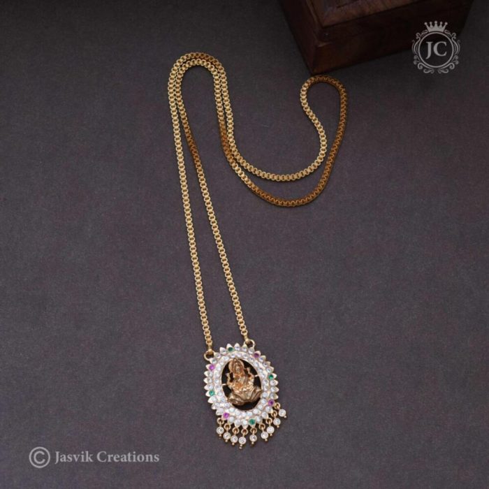 221 Impon LAkshmi Dollar Chain - JCCH221 699 24 30 799 (4)