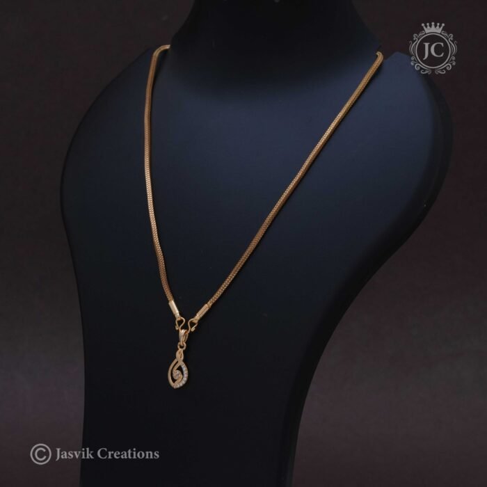 228 Micro-Plated-Short-Chain-with-AD-Pendent-JCCH228--399--(2)