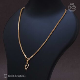 228 Micro-Plated-Short-Chain-with-AD-Pendent-JCCH228-A–399–(2)