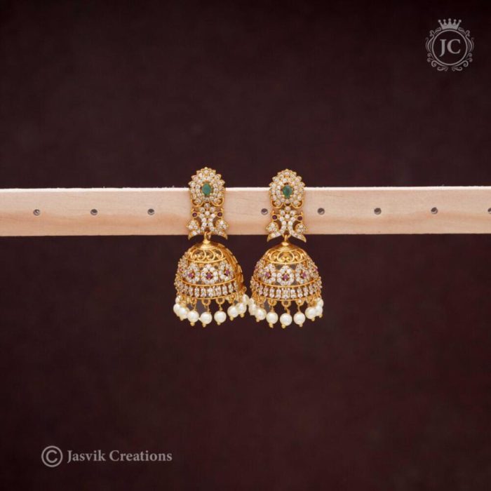 228 PRemium Antique Jhumka JCER228- 550