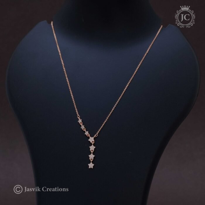 234 Rose-Gold-Simple-Chain-JCCH234 170