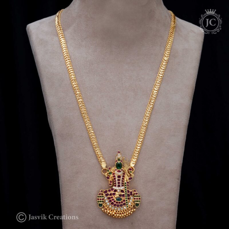 Kamatchi-Amman-Dollar-Chain - JCCH242 - Image 2