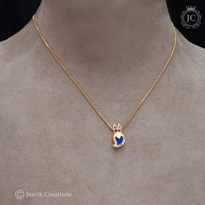 244 Plaka Manga Short Chain Blue-JCCH244-199 (3)