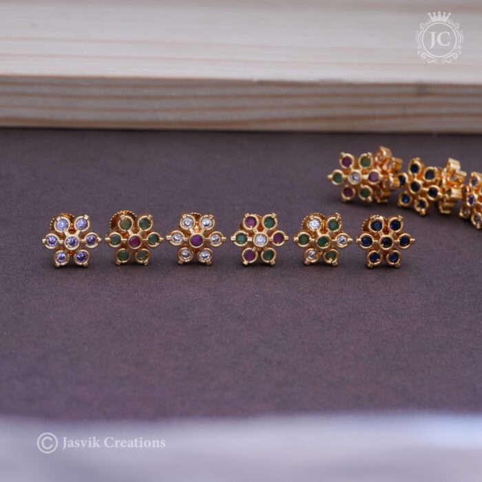 246 Micro-Plated-Combo-Ear-rings- JCER246--550-(1)