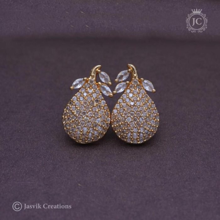 249 Micro-Plated-Pear-White--AD-Stud-JCER249 - 130-(1) 249 Micro-Plated-Pear-White--AD-Stud-JCER249 - 130-(1)