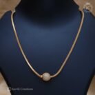 252 Micro Plated Simple Ball chiain - JCCH252- 350 (2)