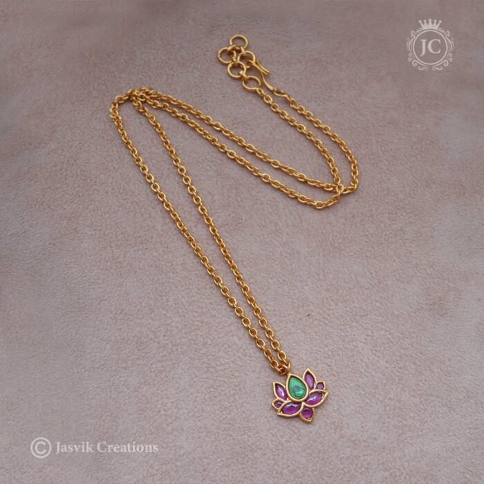 254 Simple Antique Pendent Chain - JCCH254 -399 (5)