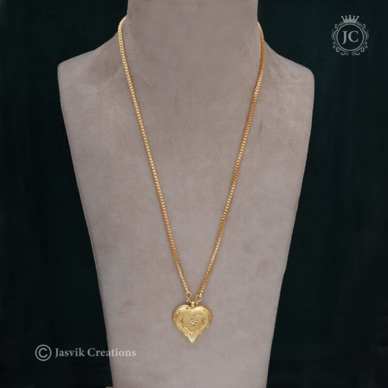 Gold-Look-Cross-Dollar-Chain( 24-Inch ) - JCCH272 - Image 2