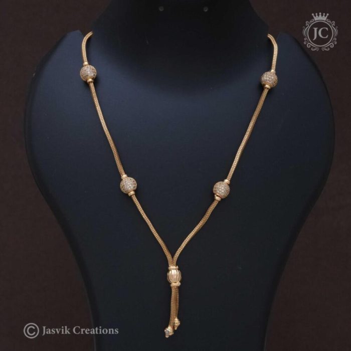 258 Micro-Plated-White-AD-Ball-Necklace-JCNL258-550