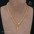 268 Mens Short Chain with fish Pendent - JCCH268- 499 (2)