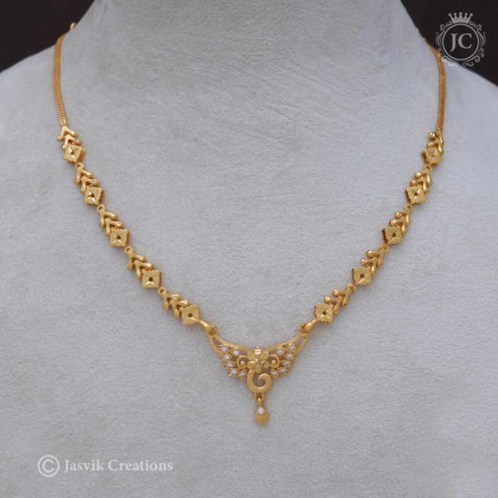 273 Forming Real gold Look Necklace - JCNL273 550 (1)