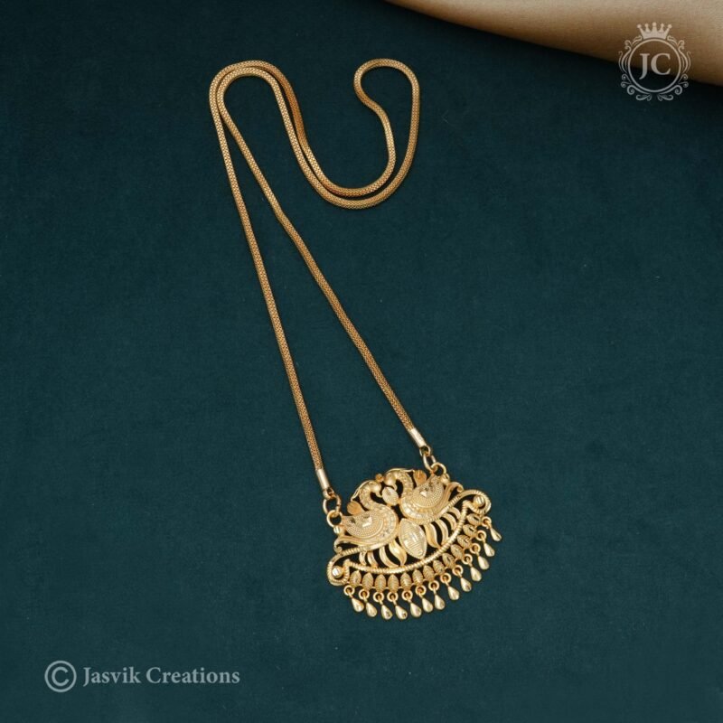 Double-Peacock-Dollar-Chain -  JCCH274