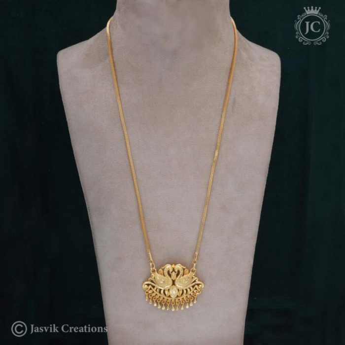 274 Double-PEacock-dollar-Chain- JCCH274--850-24-Inch-950-30-Inch-(3)