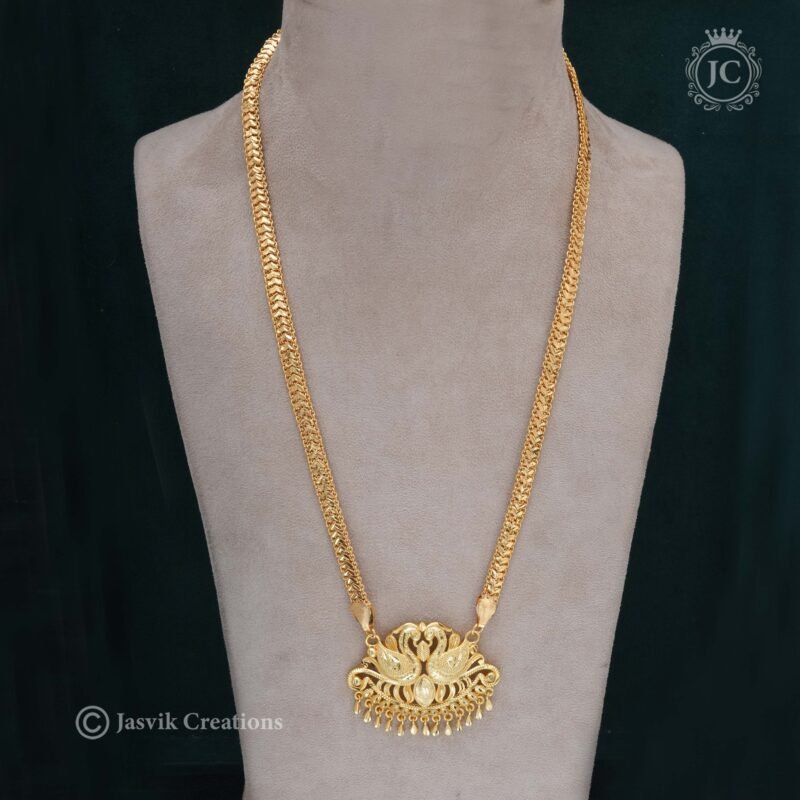 Double-Peacock-Dollar-Chain - JCCH275 - Image 2
