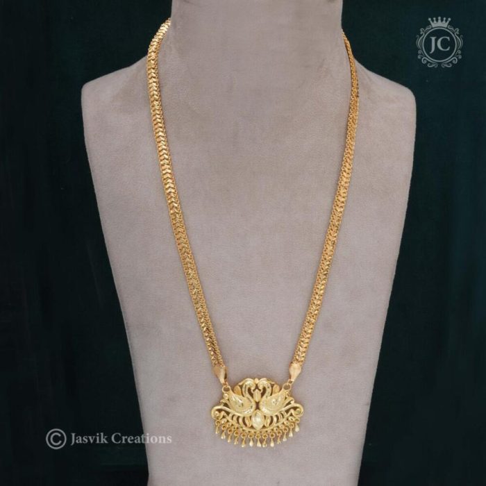 275 Double-PEacock-dollar-Chain- JCCH275--899-24-Inch-999-30-Inch-(2)