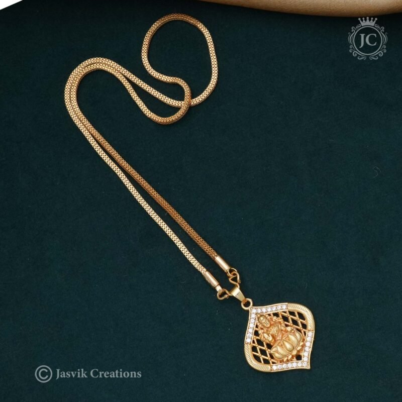 Lakshmi-Dollar-Chain ( White ) - JCCH276