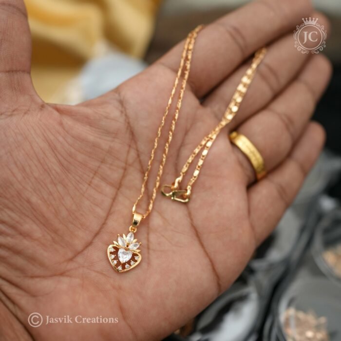 278 Rose Gold Short Chain -JCCH278 160 (2)