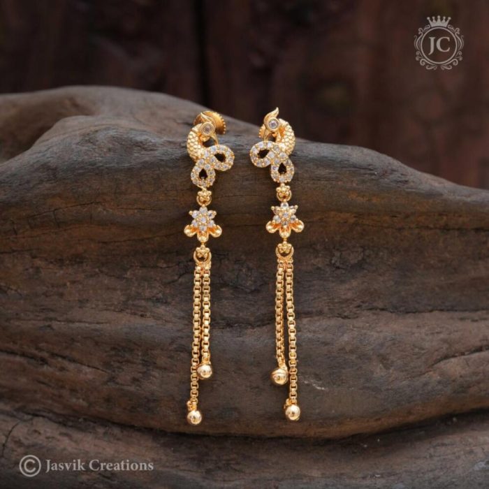 283 Micro Plated String Ear Rings - 160 JCER283 (3) 283 Micro Plated String Ear Rings - 160 JCER283 (3)