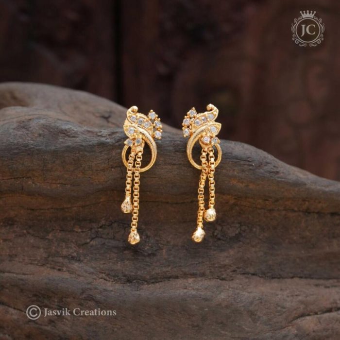 286 Micro Plated String Ear Rings - 160 JCER286 (6)