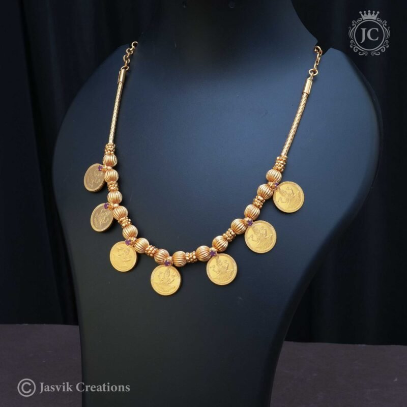 Micro Plated Coin Necklace - JCNL289