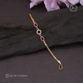 Micro Plated AD Bracelet -  JCBT029