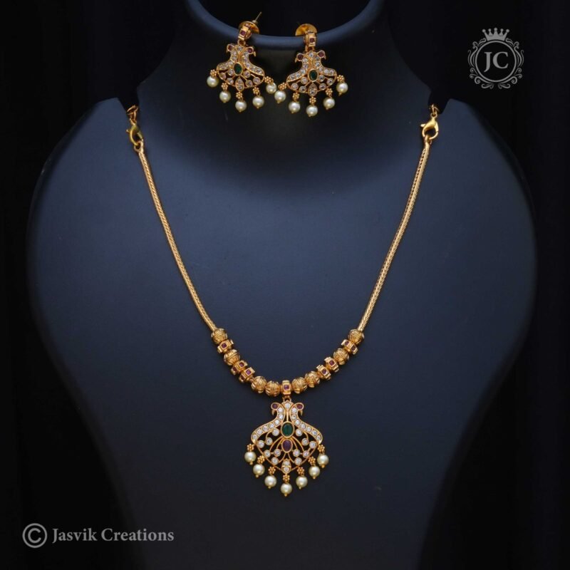 Premium Antique Necklace Set- JCNL294