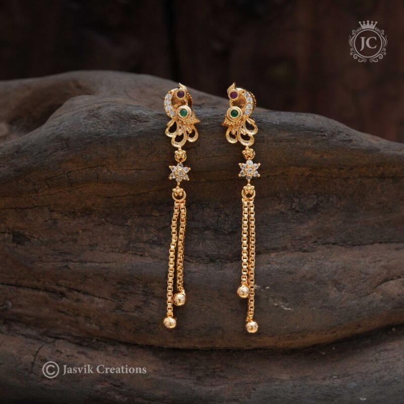 Micro-Plated-String-Ear-Rings 17 -JCER297