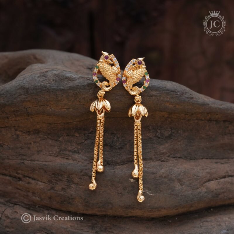Micro-Plated-String-Ear-Rings 20 -JCER300
