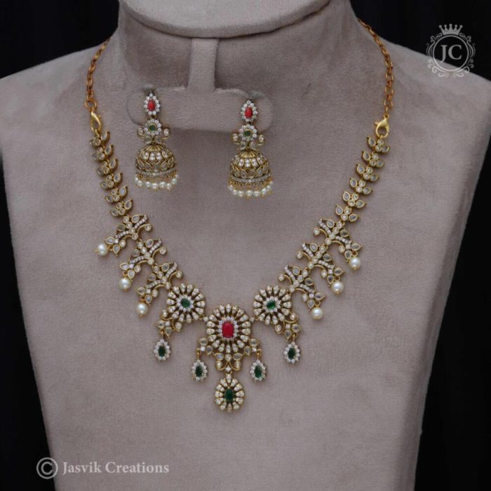 302 Premium Traditional Necklace- JCNL302 - 1099