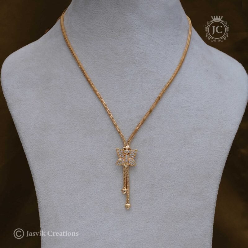 Microplated Butterfly Necklace - JCNL308