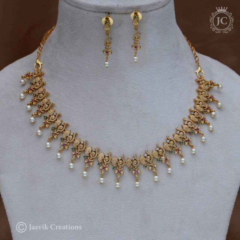 Premium Sangu Necklace - JCNL311
