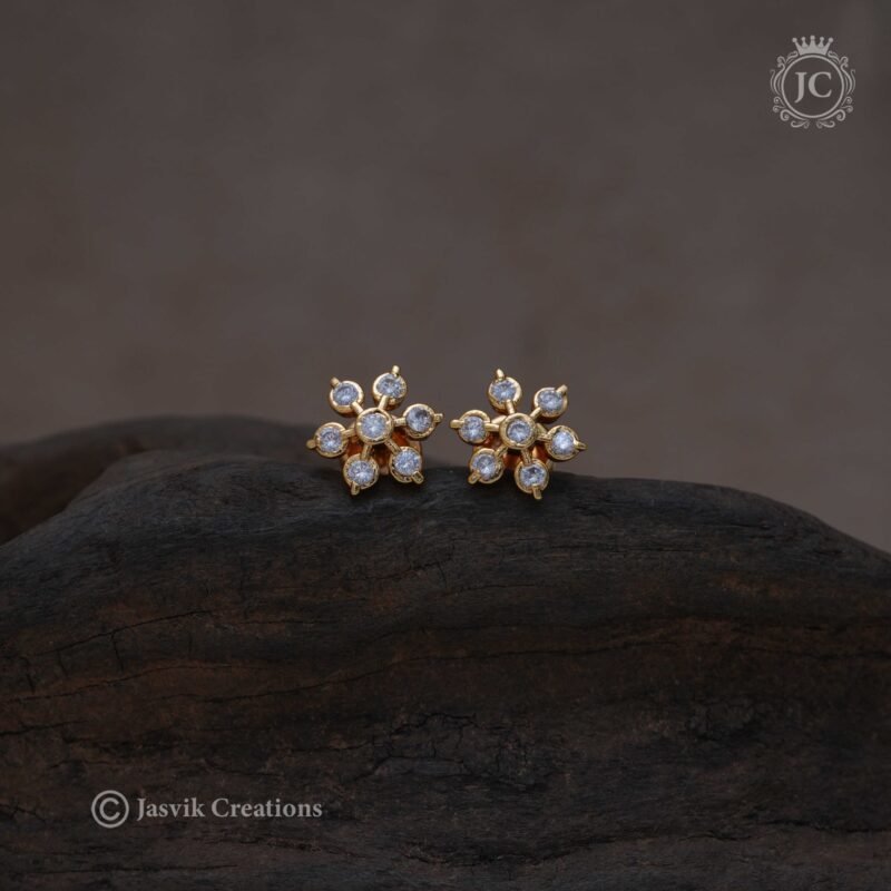 Diamond-Look-Impon-Stud-(White) - JCER316