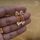 320 Micro Plated PEarl String Ear Rings - JCER320- 170 (3)