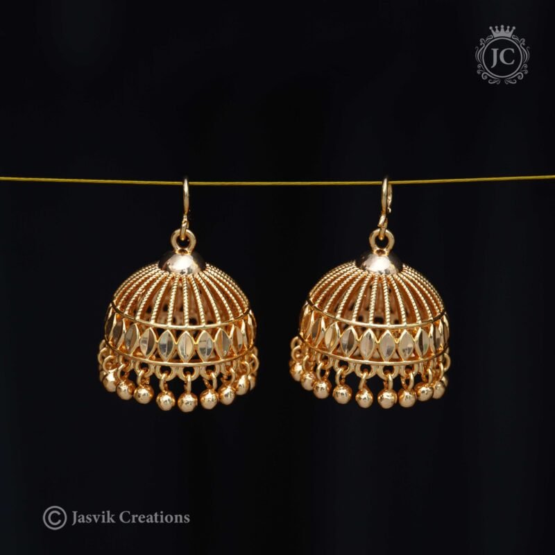 Micro-Plated-Jhumka - JCER321