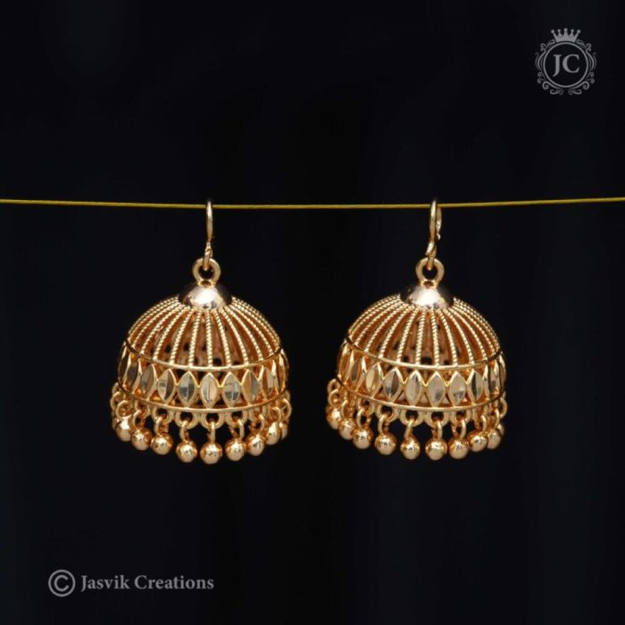 321 Micro-Plated-Jhumka- JCER321 220-(1)