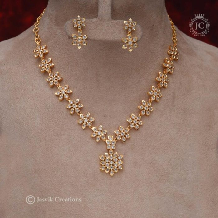322 Impon-Star-neckace-Set--white-- JCNL322 -750